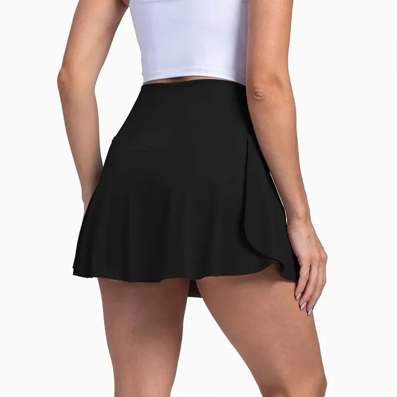 Women High Wasted Golf Skirt with Pockets
